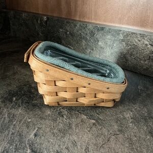 Longaberger Cilantro Booking Basket Combo
